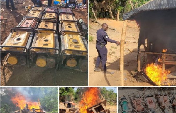 Côte d'Ivoire : La région de la  Bagoué l'épicentre de l'orpaillage  clandestin ? De nouveaux sites démantelés par la Gendarmerie