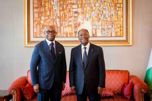 Côte d'Ivoire : Alassane Ouattara a eu un entretien avec le Président de la BOAD