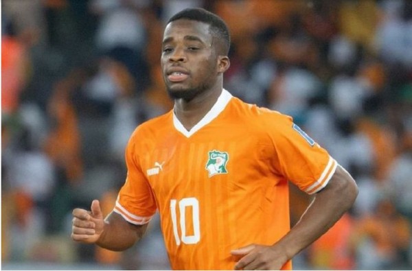 C te D Ivoire France L El phant Hamed Junior Traor OM Joueur 