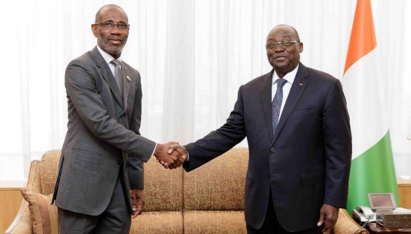 Côte d'Ivoire : Le Vice-Président a échangé avec le Représentant Spécial du Président de la...
