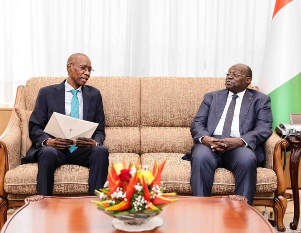 Côte d'Ivoire : Le Vice-Président de la République a eu un entretien avec le Ministre sénéga...