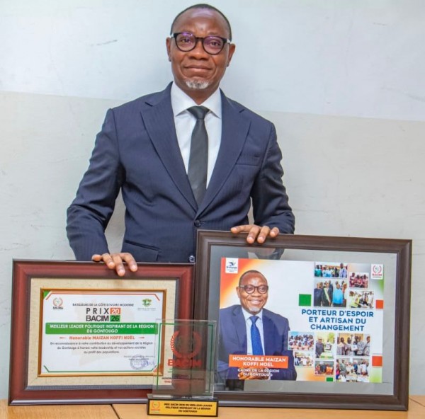 Côte d'Ivoire : Le député Maizan Koffi Noël honoré pour son engagement au service des populations du Gontougo