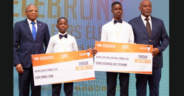 Côte d'Ivoire : Prix National d'Excellence CIE  du meilleur élève 2026 des examens à grand t...