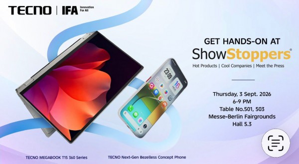 Côte d'Ivoire : IFA 2026 : TECNO veut repousser les limites du smartphone avec un écran véri...