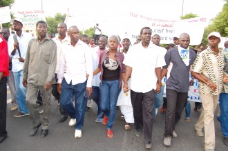 Les jeunes du Front Siggil Sénégal crient leur ras-le-bol