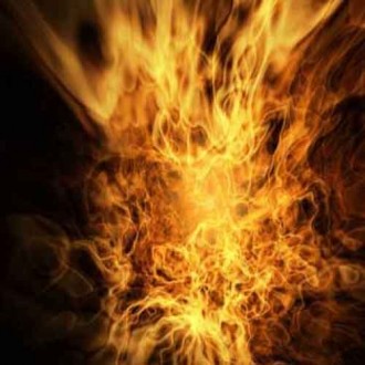 Le feu dans la ville