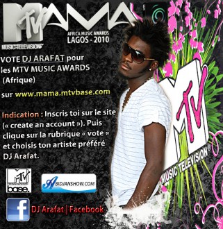 Arafat DJ aux MTV awards