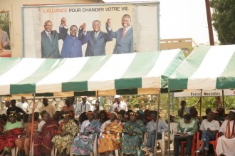 Bouaké : crise post électorale.Les populations de Bouaké félicitent le Président ADO pour son esprit pacifiste.