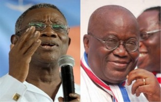 Ghana : sondage pour la présidentielle de 2012 Selon lÂ’institut Synovates Nana Addo devance le président Atta Mills