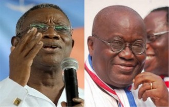Ghana : sondage pour la présidentielle de 2012 Selon lÂ’institut Synovates Nana Addo devance le président Atta Mills