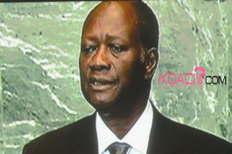 Alassane Ouattara appelle depuis l'ONU le monde à  croire en la Côte d'Ivoire