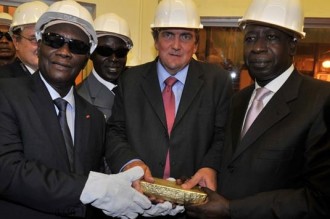 Ouattara inaugure la mine d'or de Tongon !
