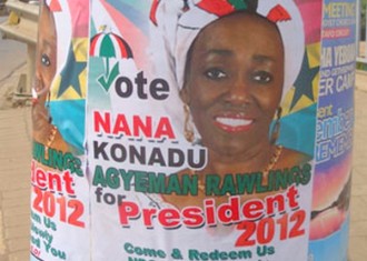 GHANA 2012 :  Les partisans de Konadu Rawlings vont-ils se rebeller ? 
