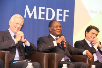 COTE D'IVOIRE-FRANCE: Alassane Ouattara devant le Medef: «Venez investir chez-nous ! Vous ne le regretterez pas !»