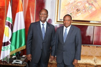 COTE D'IVOIRE: Alassane Ouattara reçoit Boureima Badini et Kadré Désiré Ouedraogo