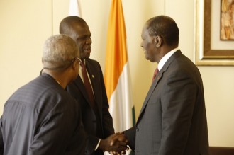 COTE D'IVOIRE: Alassane Ouattara reçoit le Nigéria au palais