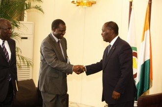 CEDEAO : Kadré Ouedraogo fait le point avec Alassane Ouattara à  Abidjan