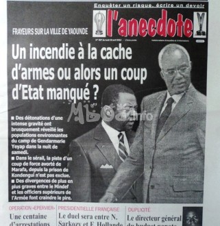 CAMEROUN : Le pouvoir de Yaoundé redoute un coup dÂ’Etat
