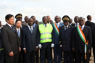 COTE D'IVOIRE : Malgré l'insécurité, Ouattara lance les travaux le l'eau à  Bonoua