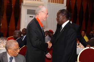 COTE D'IVOIRE : Alassane Ouattara décore Herman Van Rompuy