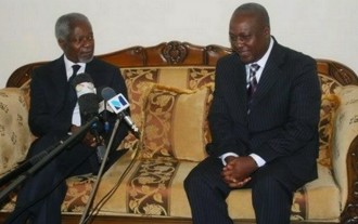 GHANA : Kofi Annan se prononce sur la transition au Ghana