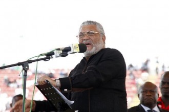 GHANA : Rawlings se prononce sur la candidature présidentielle de sa femme