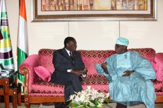 SECURITE EN COTE D'IVOIRE : Ouattara échange avec Obasanjo à  Abidjan