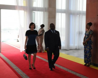 GABON : A Kinshasa, Ali Bongo réaffirme lÂ’importance de la paix!