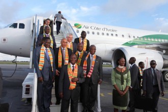 AIR COTE D'IVOIRE présente ses avions !