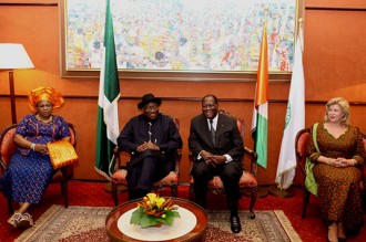Côte d'Ivoire : Goodluck aurait il un peu trop regardé Mme Ouattara...?
