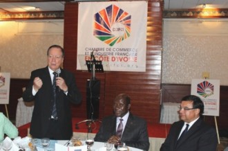 Côte dÂ’Ivoire : Duncan incite les operateurs économiques Français à  investir dans son pays 