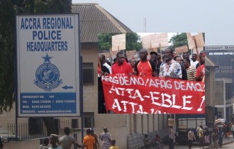 Ghana : Tensions verbales entre un groupe de lÂ’opposition et la Police à  Accra 