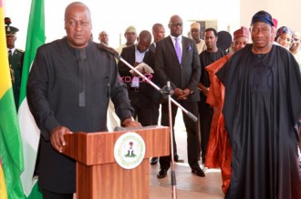 Ghana : Pour Mahama, les islamistes sont une menace pour toute lÂ’Afrique de lÂ’Ouest