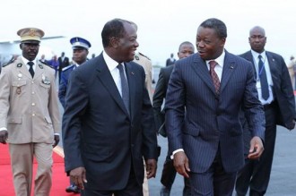 Togo : A Lomé, Alassane Ouattara plaide pour des élections législatives apaisées 