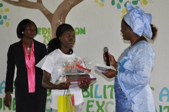Côte d'Ivoire : Kouakou Eudoxie remporte le Concours National dÂ’Orthographe