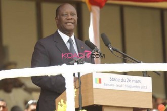 Mali : Discours d'Alassane Ouattara à  l'investiture d'IBK