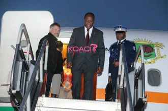 Côte d'Ivoire : Alassane Ouattara atterrit à  New York