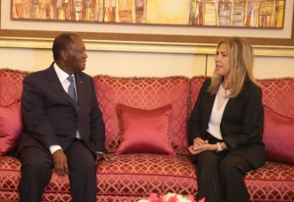 Côte d'Ivoire : Alassane Ouattara reçoit Marie-Christine Saragosse
