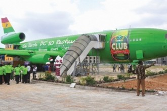 Ghana :  LÂ’avion DC 10 remis en service sur terre mais non plus dans les airs