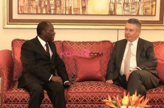 Côte d'Ivoire : Alassane Ouattara reçoit le commissaire européen du commerce