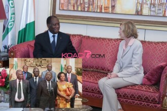 Côte d'Ivoire : Alassane Ouattara reçoit une ministre française et l'UGTCI