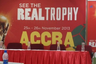 Football : Le trophée de la Coupe du monde arrive au Ghana