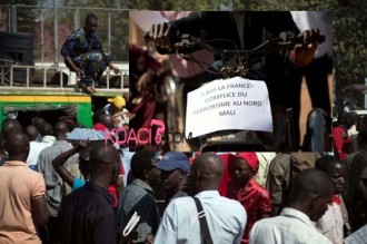 Mali : Première manifestation anti-française à  Bamako