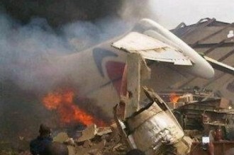 Namibie : Crash dÂ’un avion mozambicain tuant 34 personnes