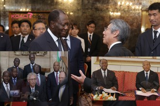 Côte d'Ivoire : Japon, Sama et conseil de l'entente au menu d'Alassane Ouattara