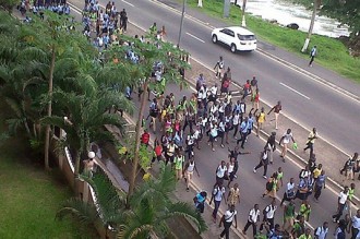 Gabon : Nouvelle manifestation de lycéens à  Libreville