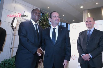 Côte d'Ivoire : Ouattara retrouve Hollande à  Paris