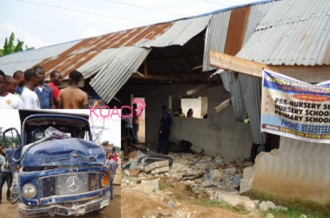  Nigeria : Un camion sÂ’écrase contre une école primaire,7 enfants tués