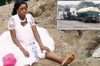 Nigeria : Victime dÂ’un accident, une mariée privée de sa lune de miel à  Lagos 