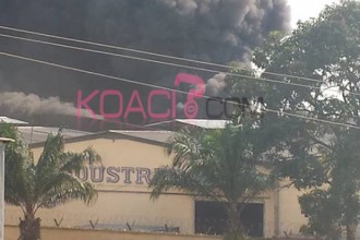Côte d'Ivoire : Un hangar d'industrap en feu